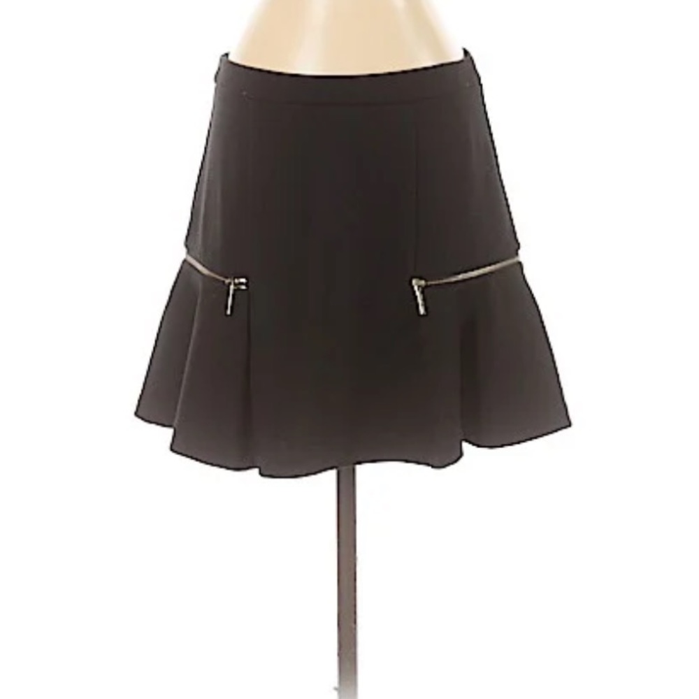 NWOT Michael Kors zippered miniskirt in Black Size 4